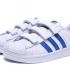 Детские спортивные кроссовки Adidas SUPERSTAR бело синие