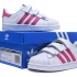Детские спортивные кроссовки Adidas SUPERSTAR бело розовые