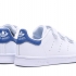 Детские спортивные кроссовки Adidas STAN SMITH бело синие