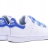 Детские спортивные кроссовки Adidas STAN SMITH бело синие