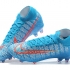 Футбольные бутсы NIke Mercurial Superfly VII 360 голубые