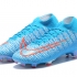 Футбольные бутсы NIke Mercurial Superfly VII 360 голубые