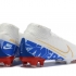 Футбольные бутсы NIKE Mercurial Superfly VII 360 бело синие