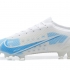 Футбольные бутсы Nike Mercurial Vapor XIV Elite FG бело-голубые