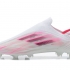 Футбольные бутсы Adidas X Speedflow + FG бело-розовые