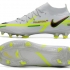 Футбольные бутсы Nike Phantom GT2 Elite с носком серые