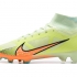 Футбольные бутсы Nike Air Zoom Mercurial Superfly IX Elite салатовые