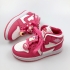 Детские кроссовки Nike Air Jordan Cartoon розовые