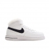 Детские кроссовки Nike Air Force One High Top Plus бело-черные