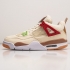 Кроссовки Nike Air Jordan 4 Retro Бежевый
