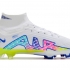 Футбольные бутсы Nike Air Zoom Mercurial Superfly IX Elite белые