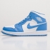 Кроссовки Nike Air Jordan 1 Mid Голубой
