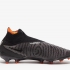 Футбольные бутсы Nike Phantom GX Elite FG черные с носком