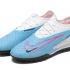 Футбольные бутсы (сороконожки) Nike Phantom GX Elite TF голубые