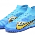 Футбольные бутсы (сороконожки) Nike Superfly 8 Academy TF голубые