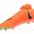 Детские футбольные бутсы Nike Phantom Luna Elite FG оранжевые