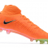Детские футбольные бутсы Nike Phantom Luna Elite FG оранжевые