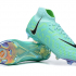 Детские футбольные бутсы Nike Phantom Luna Elite FG салатовые