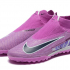 Детские футбольные бутсы (сороконожки) Nike Phantom GX Elite фиолетовые