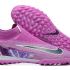 Детские футбольные бутсы (сороконожки) Nike Phantom GX Elite фиолетовые