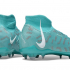 Детские футбольные бутсы Nike Phantom Luna Elite салатовые