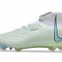 Детские футбольные бутсы Nike Phantom Luna Elite салатовые
