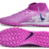Детские футбольные бутсы (сороконожки) Nike Phantom Luna Elite фиолетовые