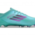 Детские футбольные бутсы Adidas F50 FG салатовые