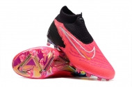 Футбольные бутсы Nike Phantom GX Elite FG розовые с носком Футбольные бутсы Nike Phantom GX Elite FG розовые с носком