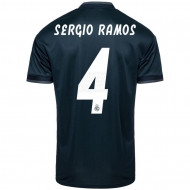 Реал Мадрид майка игровая 2018/19 SERGIO RAMOS 4 гостевая