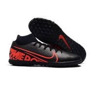 Футбольные бутсы (сороконожки) NIke Mercurial Superfly VII Academy черные Футбольные бутсы (сороконожки) NIke Mercurial Superfly VII Academy черные