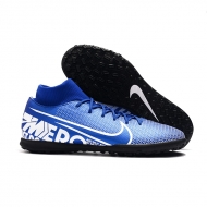 Футбольные бутсы (сороконожки) NIke Mercurial Superfly VII Academy синие Футбольные бутсы (сороконожки) NIke Mercurial Superfly VII Academy синие