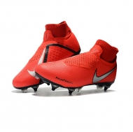 Футбольные бутсы NIKE Phantom Vision DF SG красные