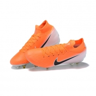 Футбольные бутсы NIKE Mercurial Superfly VI SG серо оранжевые