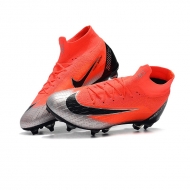 Футбольные бутсы NIKE Mercurial Superfly VI CR7 SG оранжевые