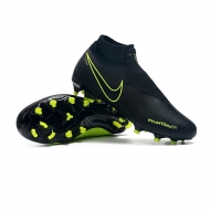 Футбольные бутсы  NIKE Phantom Vision DF черно зеленые