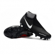 Футбольные бутсы  NIKE Phantom Vision DF черно оранжевые