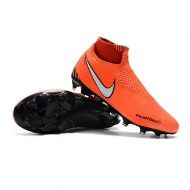 Футбольные бутсы  NIKE Phantom Vision DF оранжево черные