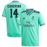 Реал Мадрид футболка игровая 2019/20 с нанесением игрока CASEMIRO 14 гостевая 3 форма