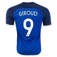 Сборная Франция майка игровая 2016-17 GIROUD 9 домашняя