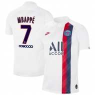Пари Сен-Жермен футболка игровая версия 2019/20 с нанесением игрока MBAPPE 7 гостевая 3 форма