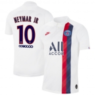 Пари Сен-Жермен футболка игровая версия 2019/20 с нанесением игрока NEYMAR JR 10 гостевая 3 форма