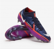 Футбольные бутсы Nike Phantom GT II Elite с носком фиолетовые