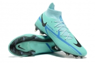 Футбольные бутсы Nike Phantom GT2 Elite с носком светло-зеленые