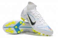 Футбольные бутсы Nike Mercurial Vapor XIV Elite AG с носком белые