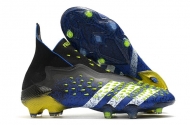 Детские футбольные бутсы Adidas Predator Freak+ FG черно-синие Детские футбольные бутсы Adidas Predator Freak+ FG черно-синие