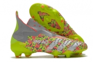 Детские футбольные бутсы Adidas Predator Freak+ FG зеленые Детские футбольные бутсы Adidas Predator Freak+ FG зеленые